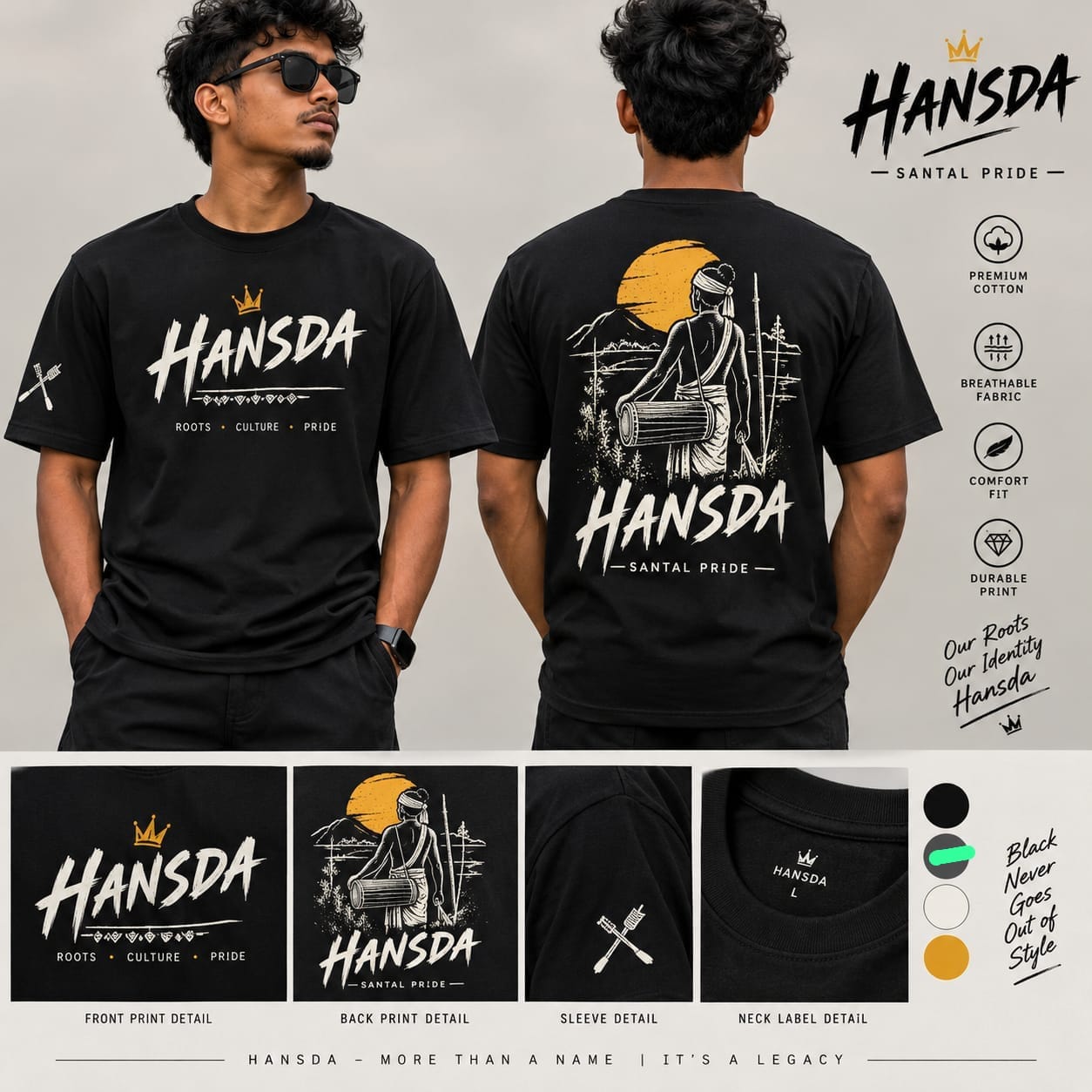 Hansda Signature Streetwear Tee